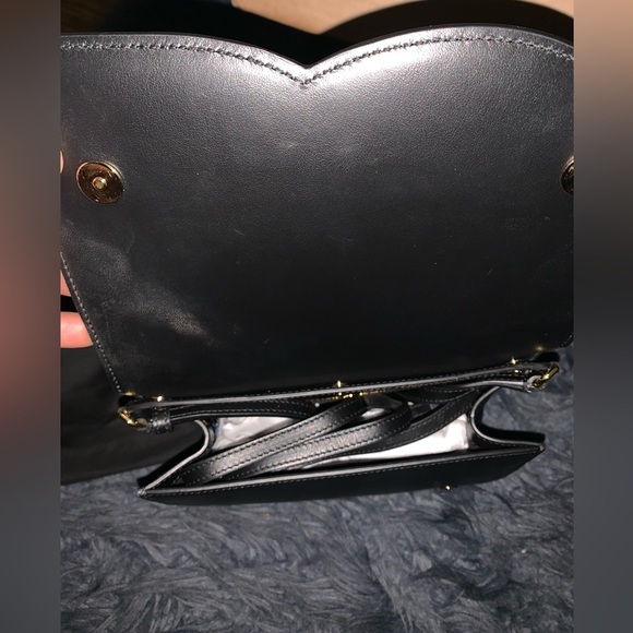 D&G leather flap crossbody bag color black - Picture 3 of 15